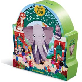 Crocodile Creek Müzede Bir Gün 48 Parça Hayvanat Bahçe Puzzle