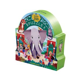 Crocodile Creek Müzede Bir Gün 48 Parça Hayvanat Bahçe Puzzle