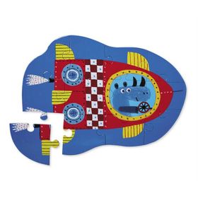 Crocodile Creek Roket 12 Parça Puzzle