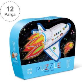 Crocodile Creek Roket 12 Parça Puzzle