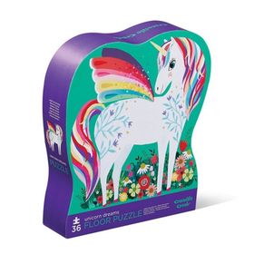 Crocodile Creek Unicorn 36 Parça Puzzle