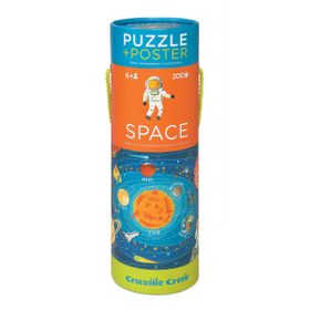 Crocodile Creek Uzay Poster Puzzle
