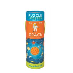 Crocodile Creek Uzay Poster Puzzle
