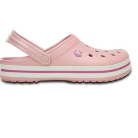 Crocs 11016-6MB Pearl Pink Wild Orchid Crocband Kadın Terlik