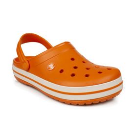 Crocs 11016 Crocband Turuncu-Gri Unisex Sandalet