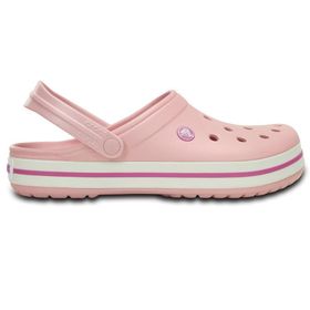 Crocs 11016 Pearl Pink Wild Orchid Crocband Kadın Terlik
