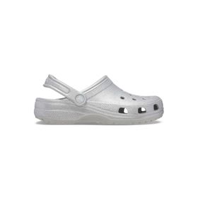 Crocs 205942-0IC Simli Gümüş Classic Glitter Kadın Terlik