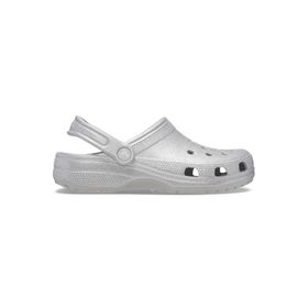 Crocs 205942-0IC Simli Gümüş Classic Glitter Kadın Terlik