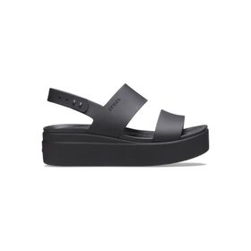 Crocs 206453 060 Brooklyn Low Wedge Black-Black Kadın Terlik