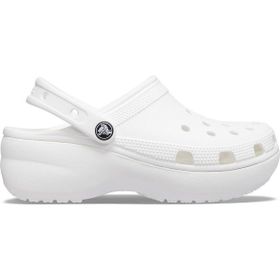 Crocs 206750-100 Classic Platform Clog Kadın Beyaz Sandalet
