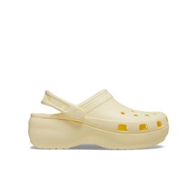 Crocs 206750-76O Sarı Classic Platform Clog Kadın Terlik