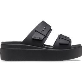Crocs 207431-001 Black Brooklyn Buckle Low Wedge Kadın Terlik