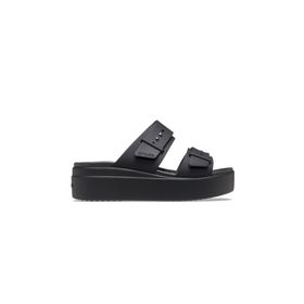 Crocs 207431-001 Black Brooklyn Buckle Low Wedge Kadın Terlik