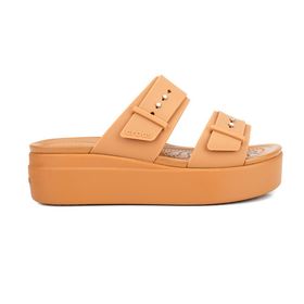 Crocs 207431-2HI Brooklyn Buckle LowWdg Kadın Terlik
