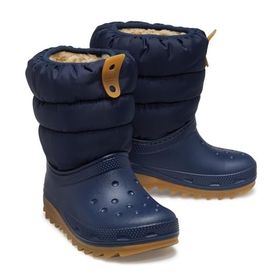 Crocs 207683 Classic Neo Puff Boot T Lacivert Çocuk Bot