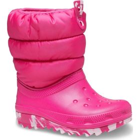 Crocs 207683 Classic Neo Puff Boot T Pembe Çocuk Bot