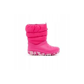 Crocs 207684 Black Classic Neo Puff Unisex Çocuk Kar Botu