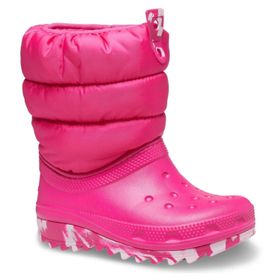 Crocs 207684 Classic Neo Puff Boot T Pembe Çocuk Bot