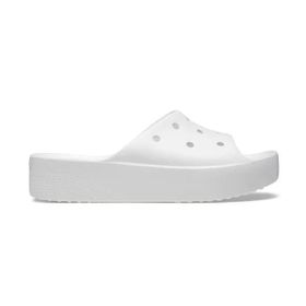 Crocs 208180-100 Beyaz Classics Platform Slide Kadın Terlik