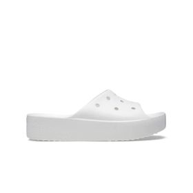 Crocs 208180-100 Beyaz Classics Platform Slide Kadın Terlik