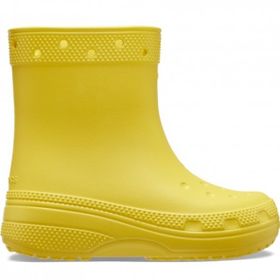 Crocs 208544-75Y Classic Boot K Navy Sarı Çocuk Yağmur Botu