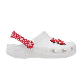 Crocs 208710-119 Disney Minnie Mouse Cls Clg TBeyaz Red Unisex Çocuk Terlik