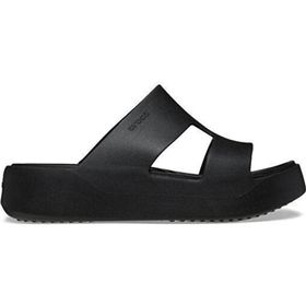 Crocs 209409-001 Getaway Platform H-Strap Siyah Kadın Günlük Stil Terlik