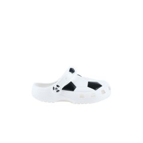 Crocs 210157-103 Beyaz Siyah Classic Soccer Ball Clog Çocuk Terlik