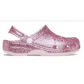 Crocs 211939-6ZW Classic Chunky Glitter Clog Kız Çocuk Terlik