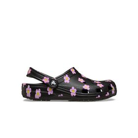 Crocs 212670-001 Classic Flower Clog K Siyah Çocuk Terlik