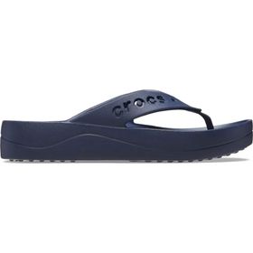 Crocs Baya Lacivert Plataform Flip Kadın Sandaleti