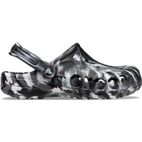 Crocs Baya Marbled Clog 206935-066 Siyah Beyaz Unisex Terlik