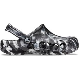 Crocs Baya Marbled Clog BlackWhite Unisex Yetişkin Terlik