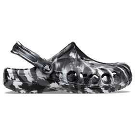 Crocs Baya Marbled Clog BlackWhite Unisex Yetişkin Terlik