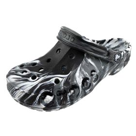 Crocs Baya Marbled Clog BlackWhite Unisex Yetişkin Terlik