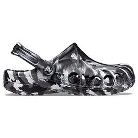 Crocs Baya Marbled Clog BlackWhite Unisex Yetişkin Terlik