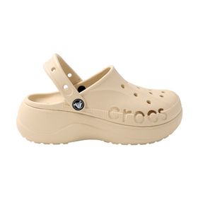 Crocs Baya Platform Clog 208186-11S Krem Kadın Terlik