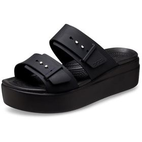 Crocs Brooklyn Buckle Low Siyah Kadın Sandalet