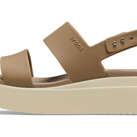 Crocs Brooklyn Low Wedge 206453-2YI Haki Bej Kadın Sandalet