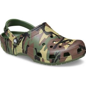 Crocs Classic Camouflage Clog 211936-3TC Asker Yeşili Unisex Terlik