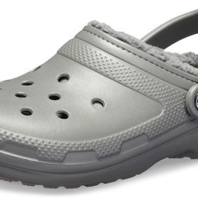 Crocs Classic Lined Clog Gri Kadın Terlik