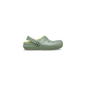 Crocs Classic Lined Clog K 207010-308 Yeşil Çocuk Terlik