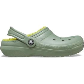 Crocs Classic Lined Clog K 207010-308 Yeşil Çocuk Terlik