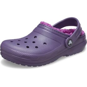 Crocs Classic Lined Clog K 207010-5CI Mor Çocuk Terlik
