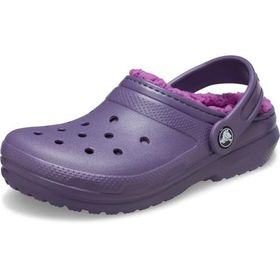 Crocs Classic Lined Clog K 207010-5CI Mor Çocuk Terlik