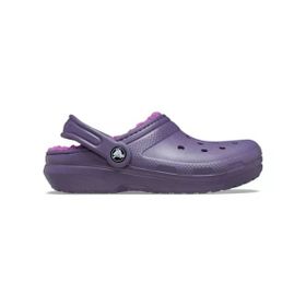 Crocs Classic Lined Clog K 207010-5CI Mor Çocuk Terlik