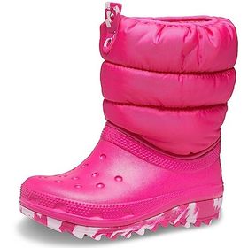 Crocs Classic Neo Puff Boot K Candy Pink Çocuk Unisex Bot