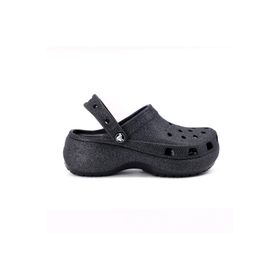 Crocs Classic Platform Glitter Clog W 207241-001 Simli Siyah Kadın Terlik