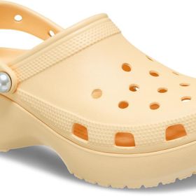 Crocs Classic Platform Pearl Clog 211231-78Z Turuncu Kadın Sandalet
