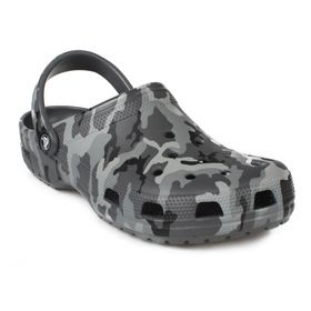 Crocs Classic Printed Camo Clog Gri Erkek Terlik